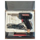 Weller soldering gun in case