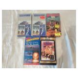 5 vhs movies Desert Storm the air assault, iron