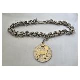 Sterling Silver Link Bracelet 26 grams