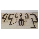 Large puller and C Clamps