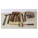 Gear pullers, hammers, wire brush, etc
