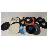 Box of lp: rolling stone, Beatles, Bobby vinton,