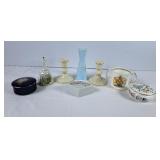 Pair of Lenox Candle Holders, Aynsley Royals Mug,