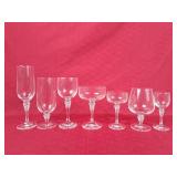 46 pcs Vintage Schott Zweisel "Solitaire" Crystal