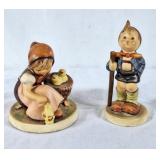Pair of Goebel Hummel figurines. Hiker & Chick