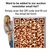 Want to be kept up-to-date with our auctions?