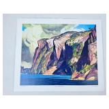 A.J Casson Print 'Bon Echo Rock' - 24'Wx20'