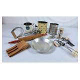 Vintage Kitchen Collectibles - Sifters, Pastry