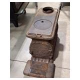 Antique Cast 'Woodside' Wood Stove 34'Dx12'Wx18'H