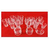Collection of Duralex glasses and other