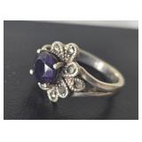 Sterling Silver 925 Gemstone Ring