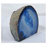 Blue Agate Geode Candle Holder