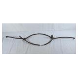 Cow poke. Wrought iron. 43' long