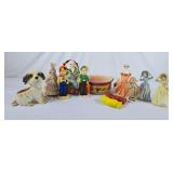 Assortment of Vintage Figurines & Planters