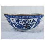 Gumps Japan Blue & White Floral Bowl