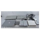3 apple laptops for parts, 2 working DiskGo! By
