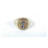 Vintage Royal Canadian Navy Sterling Silver Ring