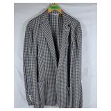 Two J. Peterman Blazers - Cotton Black & White
