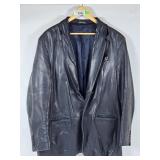 Well Loved Banana Republic Leather Jacket - Mens