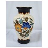Gouda Plateel Holland Vase 'Flora' Pattern - No