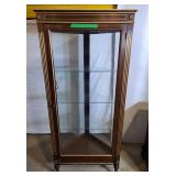 Lovely corner display cabinet