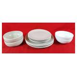 10 piece George Grey dishes and 2 Everyday white