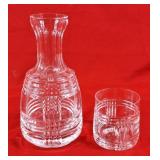 Plaid Night side water table set