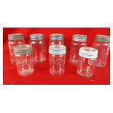7 Crown and 1 Corona Mason Jars