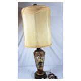 Vintage Table Lamp - 33'H