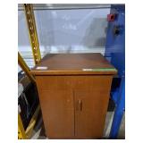 Wood Storage Cabinet - 25.5'Wx21'Dx36'H Missing