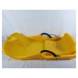 Water / snow sleigh 36' long. Yellow plastic