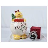 Gingerbread Girl Cookie Jar & Painted Inside
