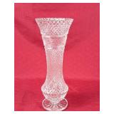Gorgeous Hand Cut Lead Crystal Vase - 14'H