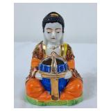 Vintage Japanese Buddha Incense Burner - 5'H