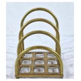 Brass letter holder