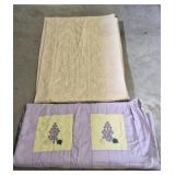 Pair of lap quilts. 72' x 51' & 63' x 60'
