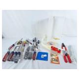 Handyman lot! Screw drivers, zip ties, u hooks,