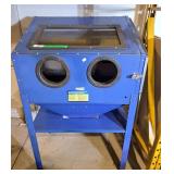 Powerfist floor model sandblasting cabinet