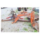 3-point hitch backhoe with 13" bucket