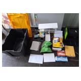Tote with office supplies