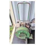 Green WinSweep commercial walk-behind power