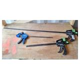 36" and two 12" bar clamps