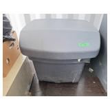 Salt bin. 30" l x 32" w x 27" h