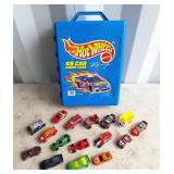 Hot wheels 48 car carrying case loaded with