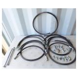 Hydraulic hoses for snow plow