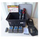 XTU Solar Trail Cameras, multi tools, small camp
