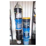 7 partial pails of various oils