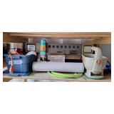 Extension cord, seeder, spot sprayer, large power