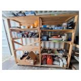 Wooden storage shelf! 90" l x 24" w x 78 1/2" h