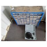 Parts organizer and hole saws